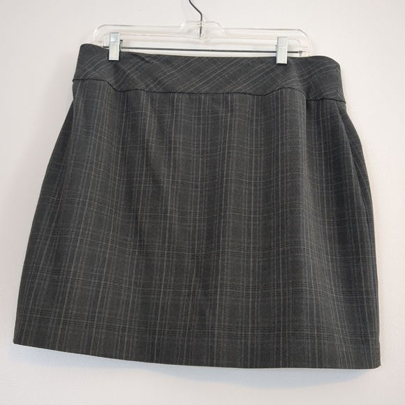 Denver Hayes Mini Skirt Women's Size 10 Gray Plaid Clueless Y2k Clueless Pocket - Picture 3 of 7